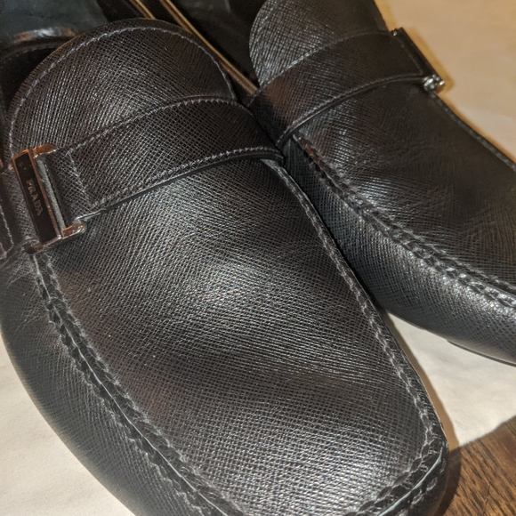 Black Prada mens loafers main image 6